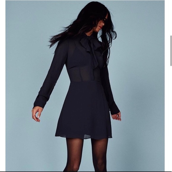 Reformation Serafina Navy Blue Dress 🤍 - Picture 6 of 13